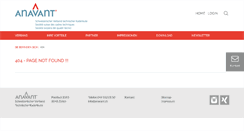 Desktop Screenshot of anavant.ch